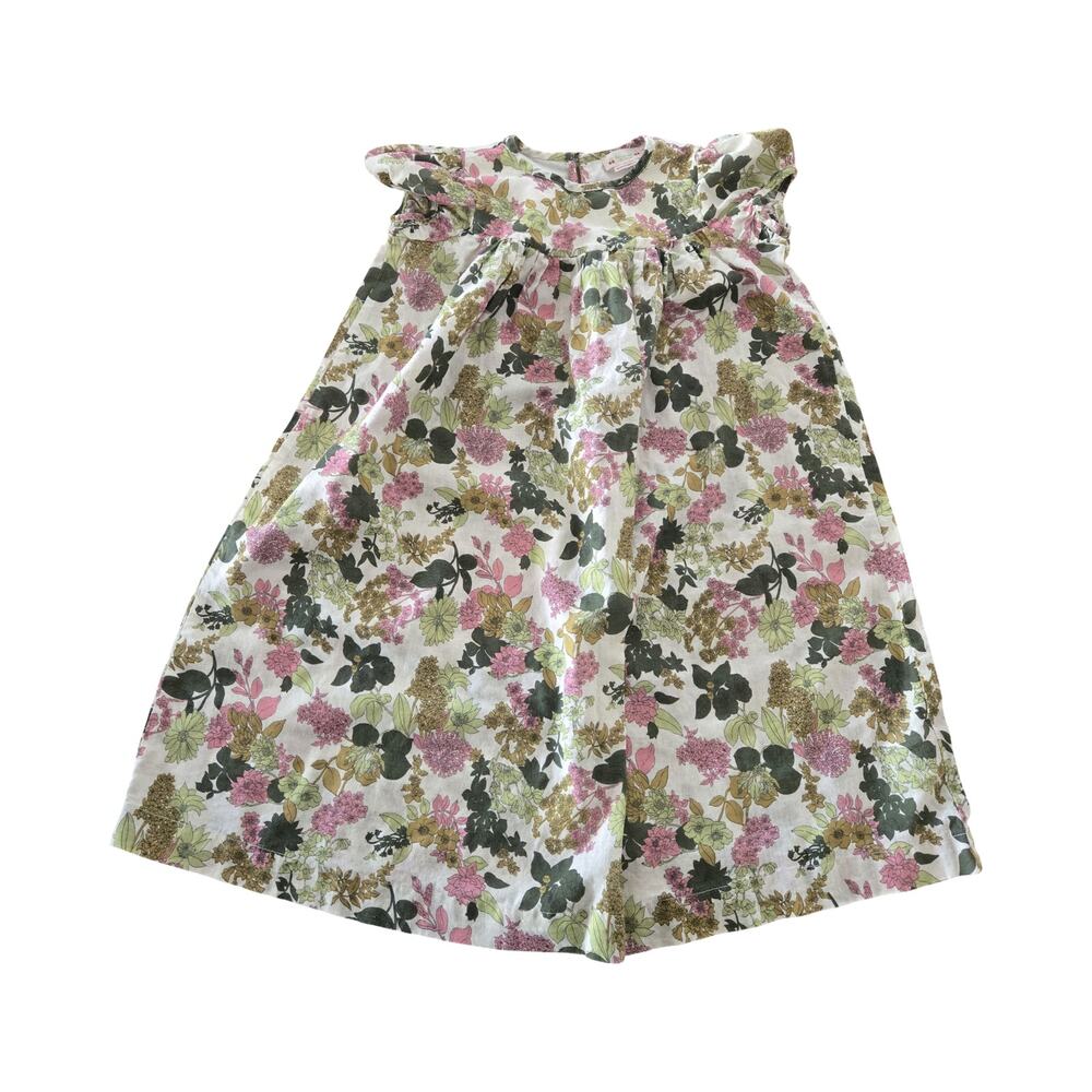 Bonpoint Arletty Floral print Dress in Cotton-Linen Blend Size: 10